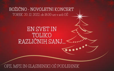 Božično – novoletni koncert 2022